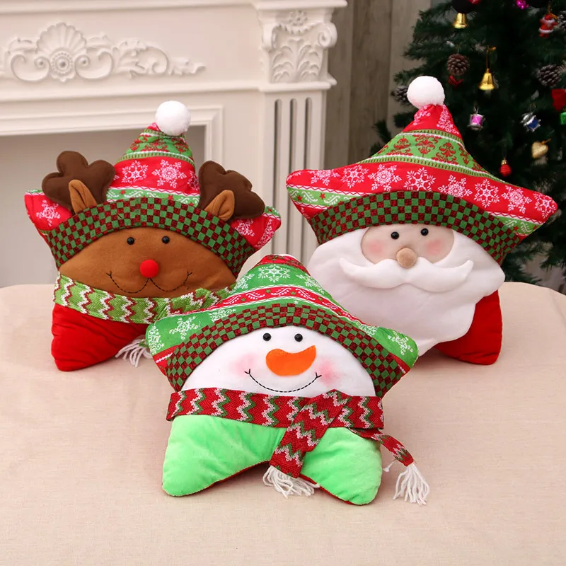 Санта Клаус Рождество Подушки Детские Диван Merry Xmas Аксессуары для дома Гостиная