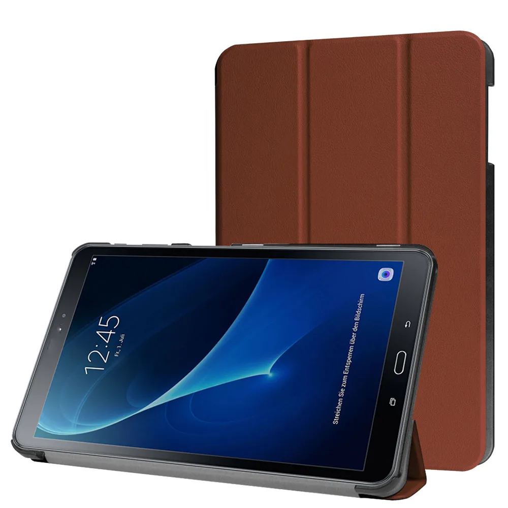 Складной кожаный чехол подставка для Samsung Galaxy Tab A 10 1 2016 T580N защитная оболочка