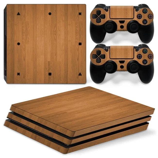 Дерева от китайского производителя для ps4 pro виниловые наклейки на кожу крышка с сделанные по дизайну головного изготовителя - Цвет: TN-P4Pro-0677