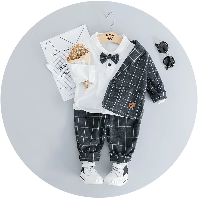 0-3a half boys suits 5-8months 1 babies pure cotton autumn children's baby clothes kids fashion clothing enfant | Детская одежда и