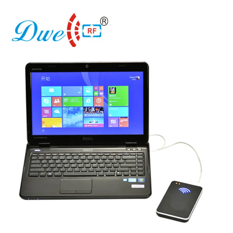 DWE CC RF 860 to 960 mhz UHF desktop RFID USB reader and writer support ISO18000-6B EPC G2 tag | Безопасность и защита