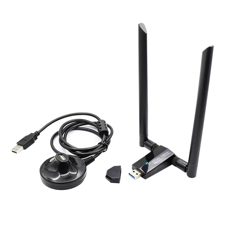 Беспроводной Wi Fi адаптер 3 0 ГГц/5 ГГц 2 4 Мбит/с 802.11AC IEEE 1200 a/b/n/g/ac|Сетевые карты| |