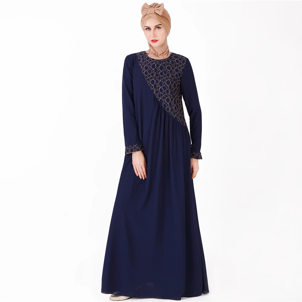 Платье Кафтан Abaya базовое платье из шифона с изнанкой на лето и весну популярное