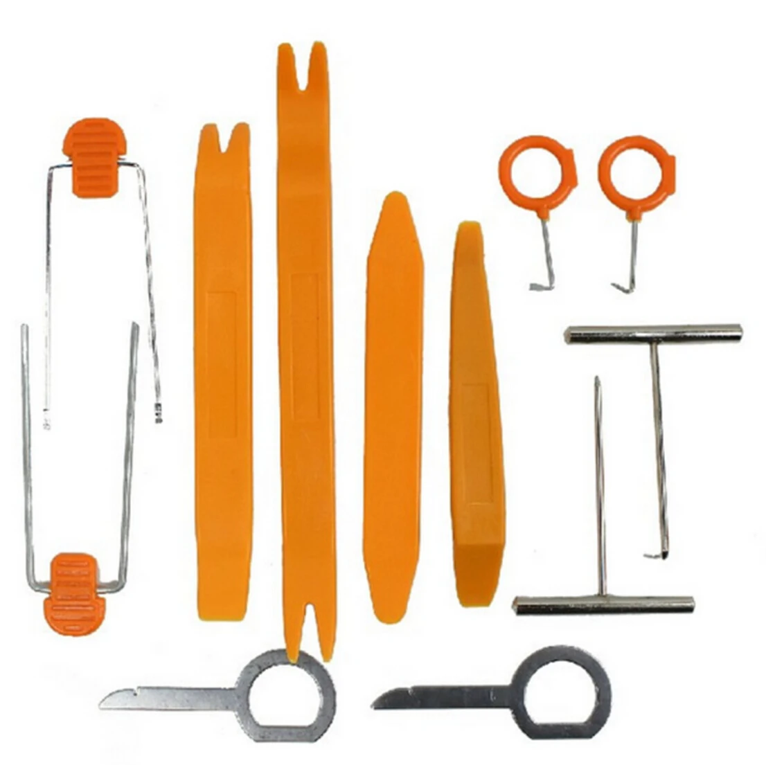 12 шт двери автомобиля клип Панель радио удаления инструмент для Audi A4 B6 A3 A6 C5 Q7 A1 A5 A7