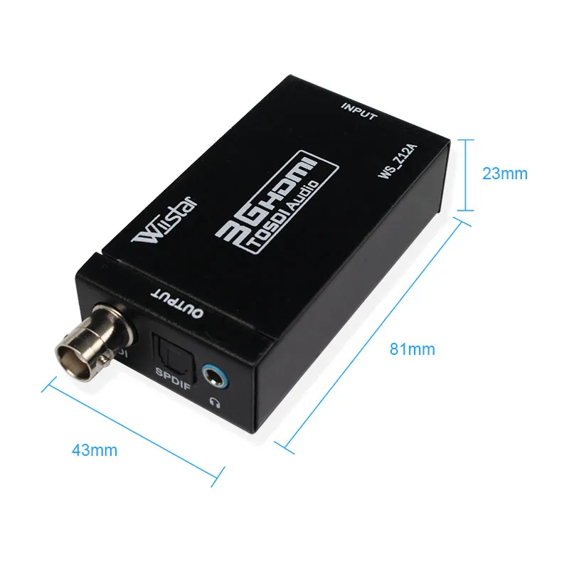 WIISTAR HDMI в SDI конвертер и SPDIF аудио поддержка 3G/HD/SD 1080P с вилкой EU/US/UK/AU| |