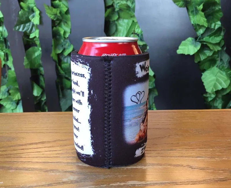 250pcs/lot Stubby Holders Custom With Customer Design/Logo Print Neoprene Beer Cooler Can For Wine Foods And Bottle | Багаж и сумки