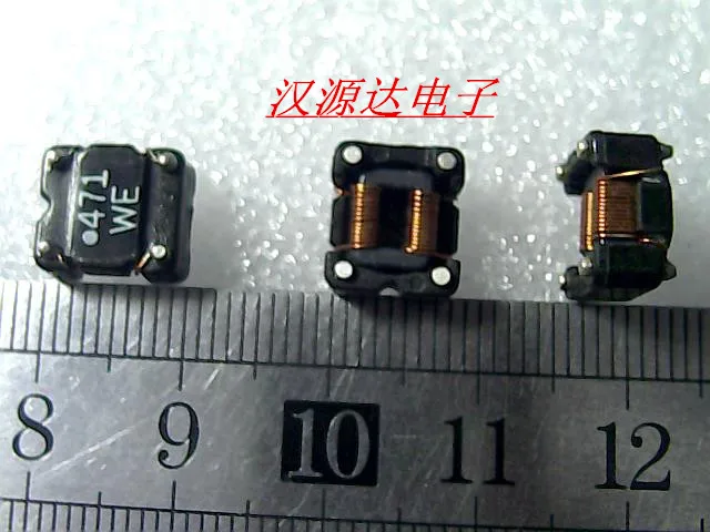 744272471 WE471 WE-SL5 2X470UH 1.6A 80В мы SMD общий режим индуктивности катушки |
