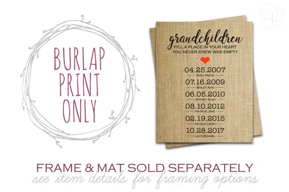 Индивидуальный любой текстовый принт мешковины свадебный подарок Подарок на