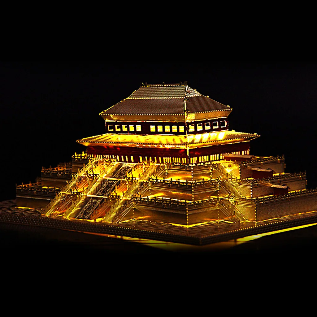 3D металлические Лобзики-головоломка китайская модель Taihe история искусство