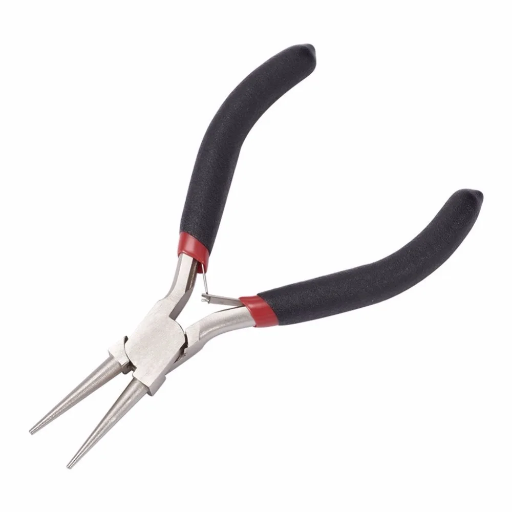 1pcs 5&quot Steel Jewelry Plier Round Nose Pliers Platinum Carbon-Hardened Rolling Wires Tools | Украшения и аксессуары