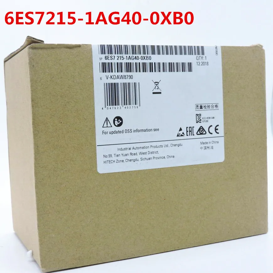 

100% Originla New 2 years warranty 6ES7215-1AG40-0XB0