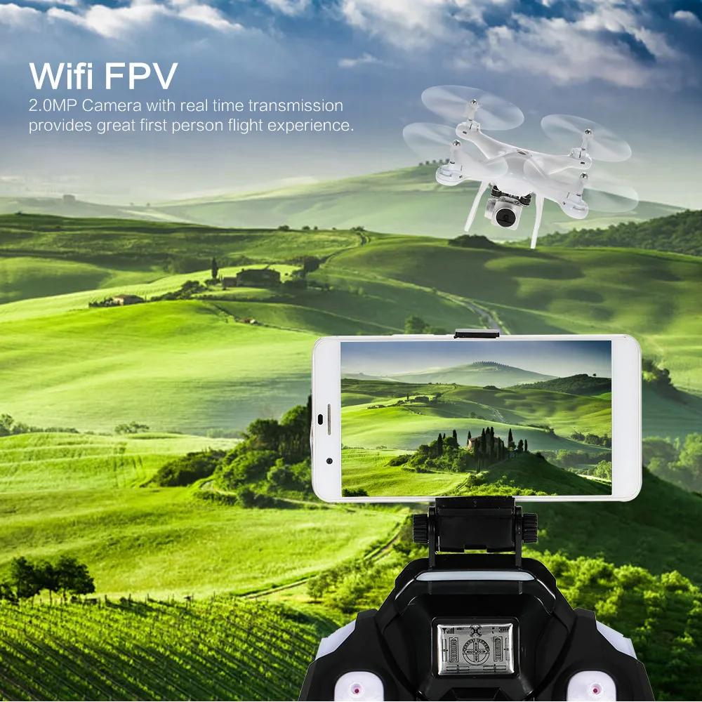 Квадрокоптер с 6 осевым гироскопом S10 2 4G 4 канала Wi Fi FPV МП|camera drones quadcopter|rc helicopter2.4g 4ch
