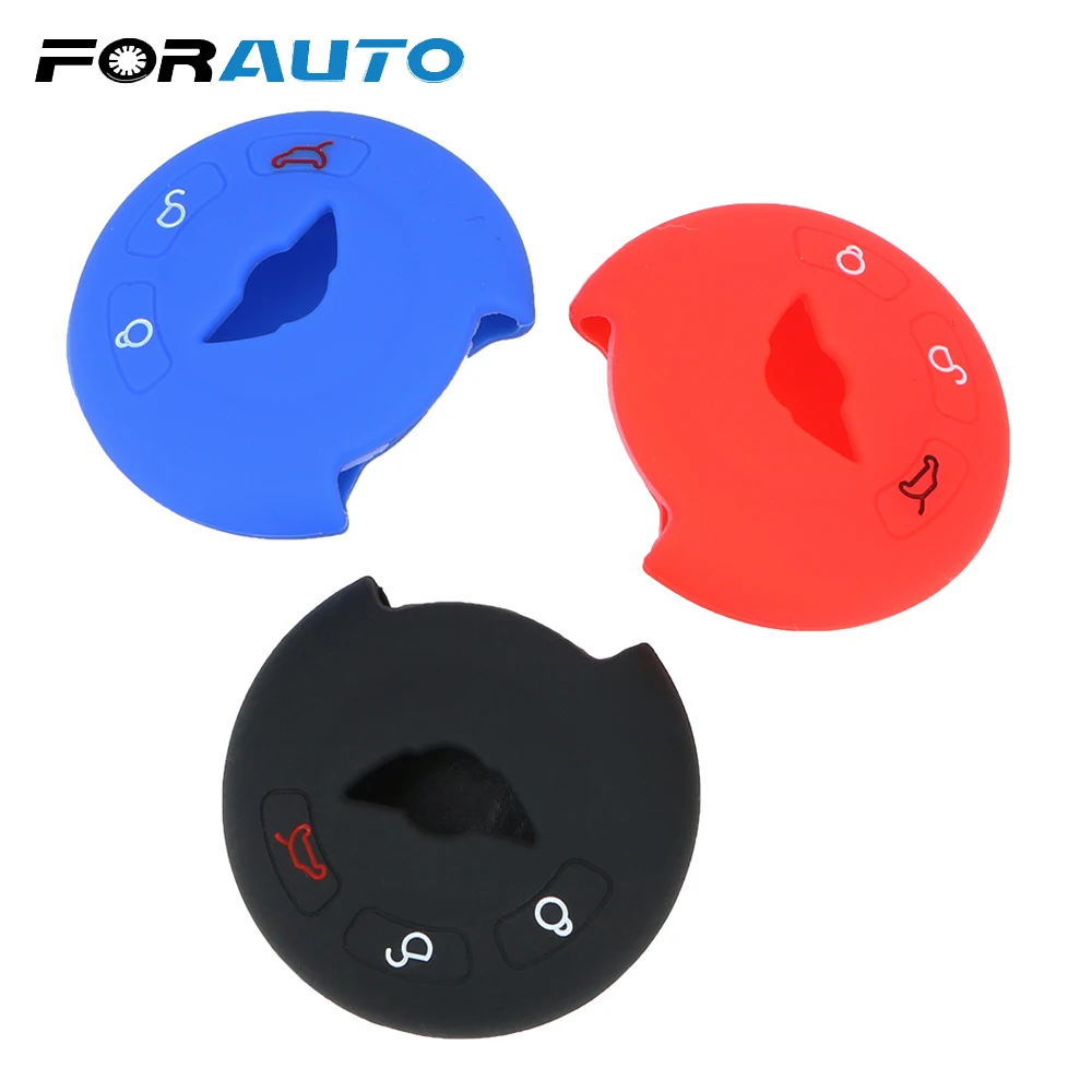 FORAUTO 3 цвета для BMW Mini R61 R60 R58 R57 R56 автомобильный Стайлинг кнопки чехол ключа