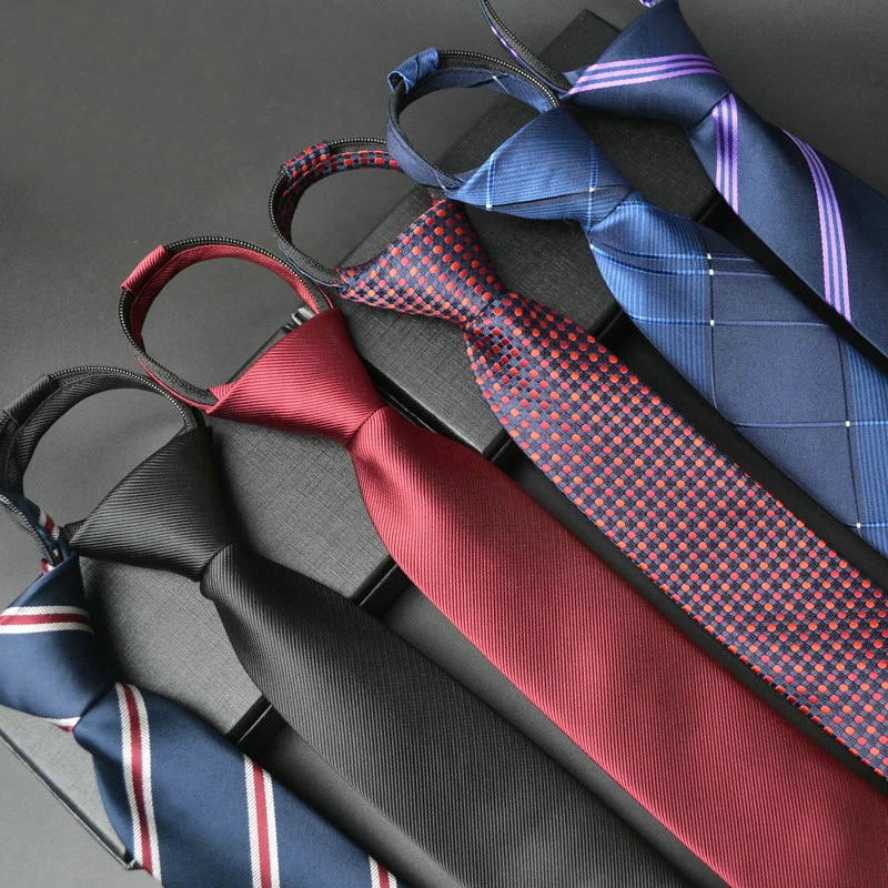 2017 новая мода 6 см обтягивающий галстук с молнией для мужчин выпускной церемония