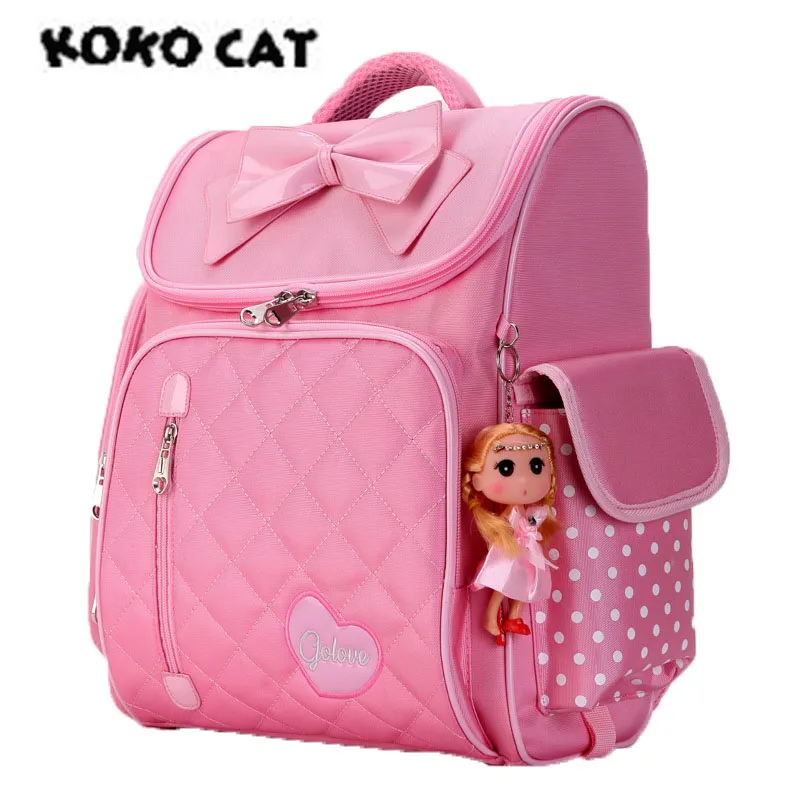 KOKOCAT школьные сумки для девочек ортопедические рюкзаки Детские