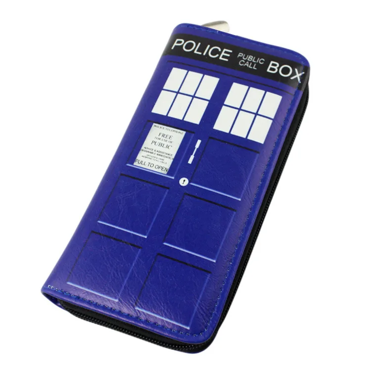 Кошелек Doctor Who Dr. из искусственной кожи кошелек на молнии длинные бумажники