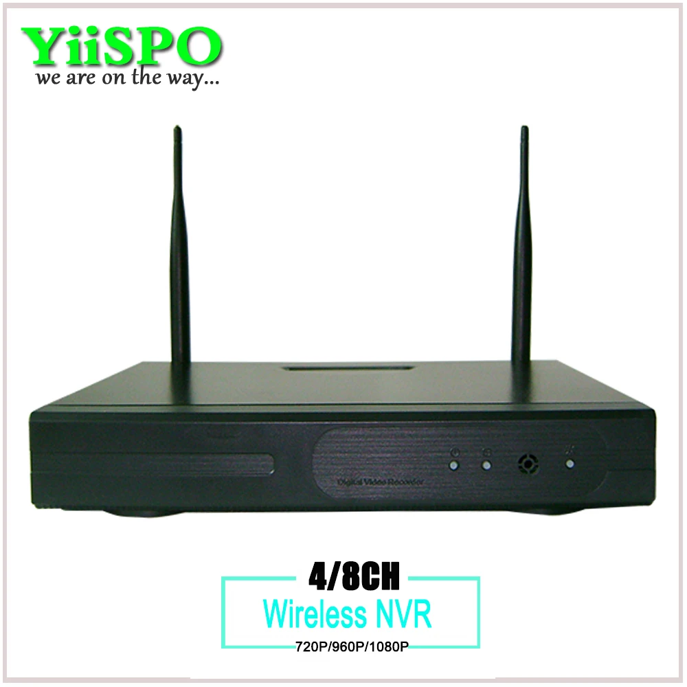 Камера видеонаблюдения YiiSPO 4 канала беспроводная NVR 720P IP Wi-Fi с защитой от непогоды