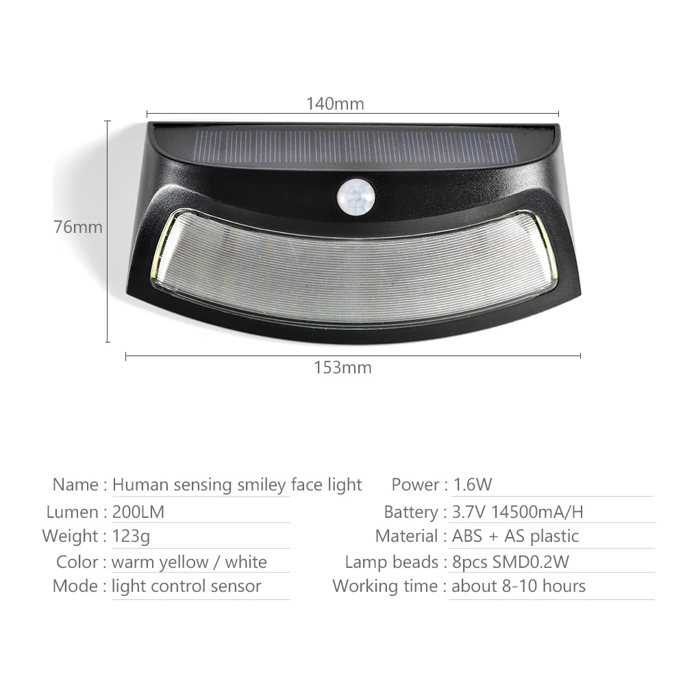 6 Pieces Garden Solar Power Light Motion Sensor Wall LED Waterproof Outdoor Lights Lamp Night Path Lighting | Лампы и освещение