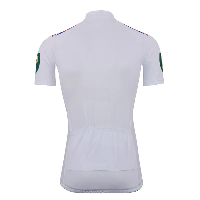 NEW white shirt cycling jersey short sleeve United Kingdom racing road bike wear France clothing Ciclismo Quick Dry | Велотовары