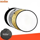 Портативный складной круглый светильник для фотосъемки, 24 дюйма, 60 см, 5 в 1, отражатель для студии, дисковые рассеиватели
