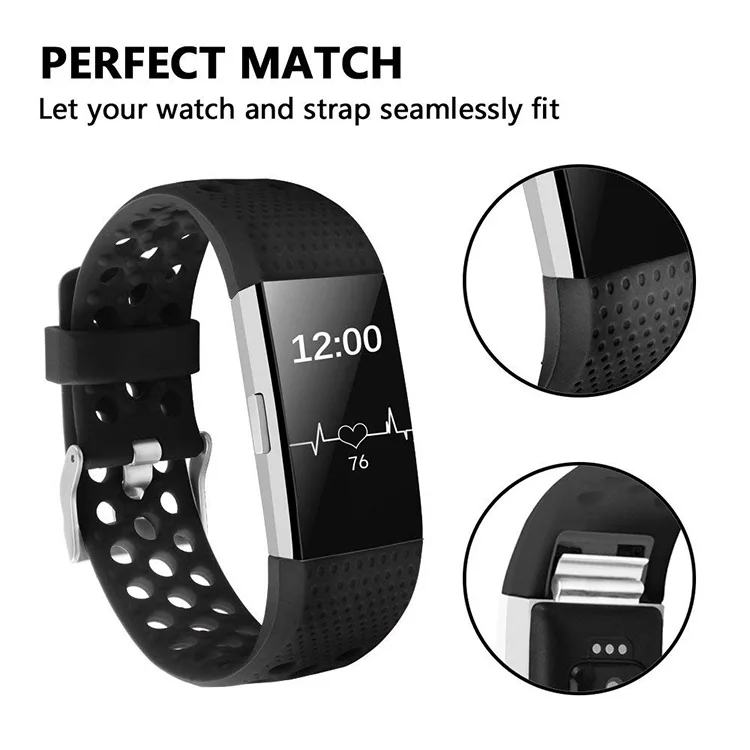 Сменные ленты Tschick для Fitbit Charge 2 классические регулируемые с пряжкой из