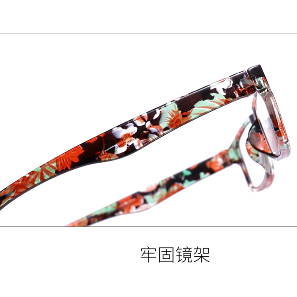 

2 Pairs Tr90 Floral Design Comfortable Womens Anti-fatigue Reading Glasses +0.75 +1.5 +1.75 +2 +2.25 +2.5 +2.75 +3 +3.5 To +4