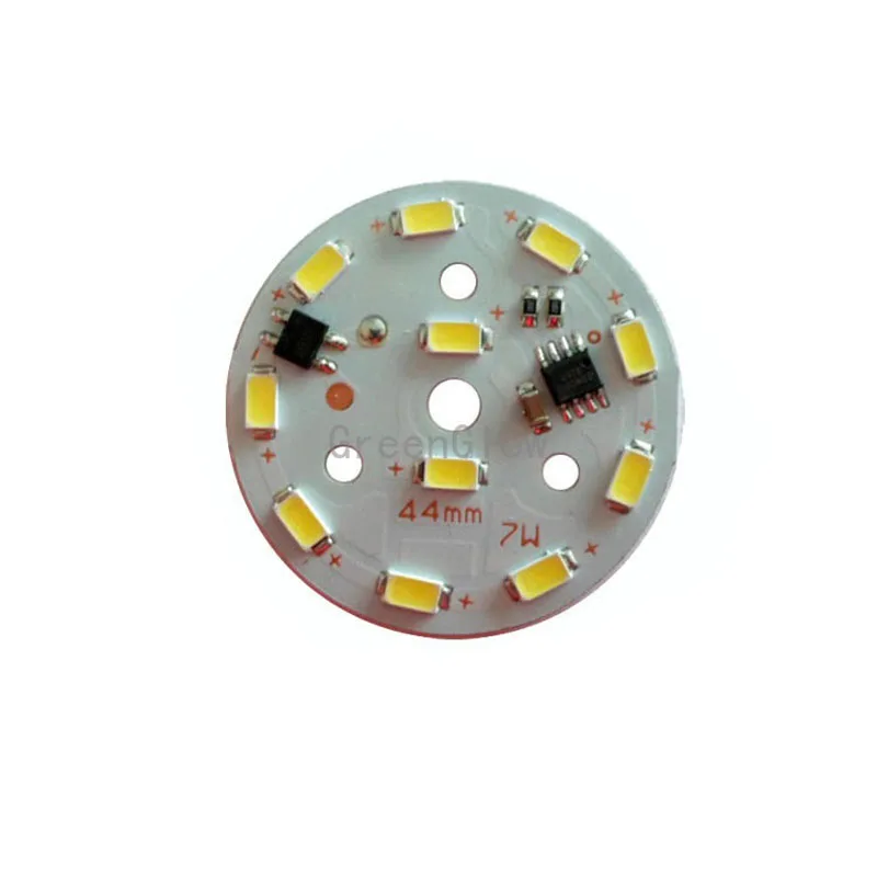 Диммер 10 шт. 7 Вт 5730SMD с PCB интегрированной IC подсветильник кой для двигателя