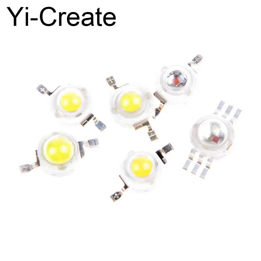 1 Вт/3 Вт/5 Вт Светодиодная лампа Чип прожекторы Диоды светоизлучающий элемент rgb