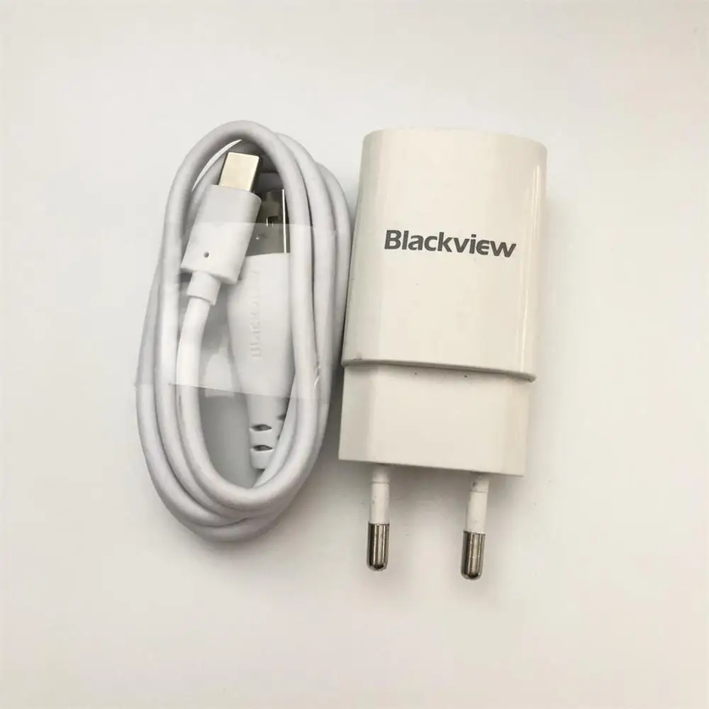 Charger And Cable Blackview BV8000 Новое дорожное зарядное устройство+ usb type-C кабель для Blackview BV8000 Pro MTK6757 Восьмиядерный 5," - Тип штекера: Charger And Cable