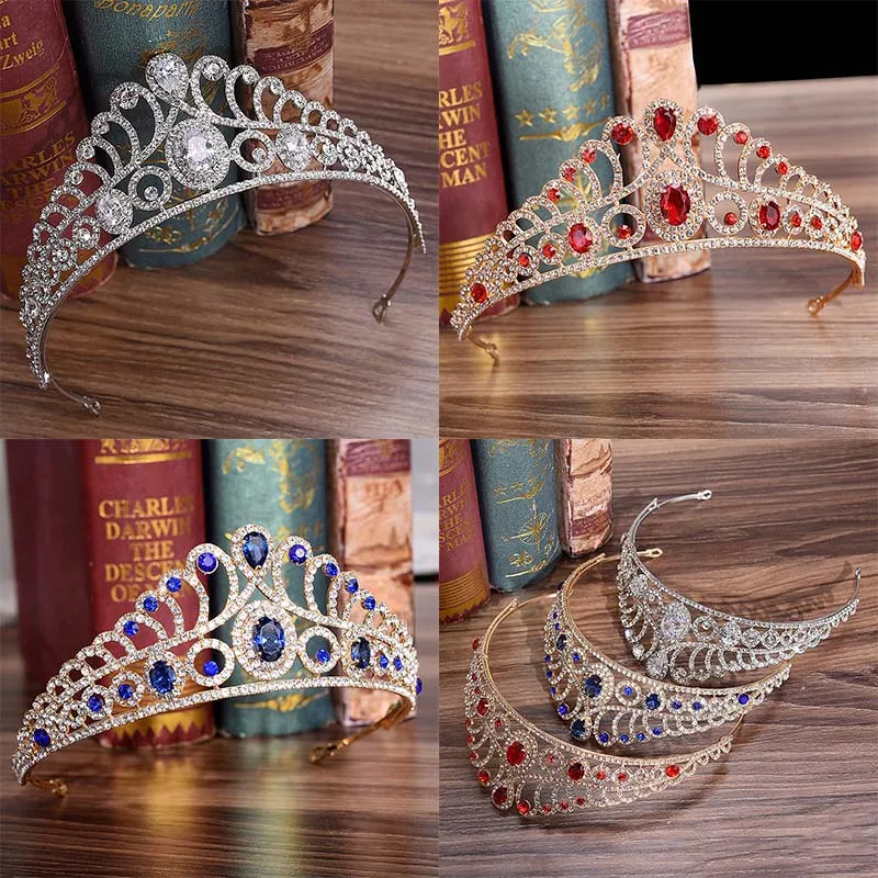 Роскошное ювелирное изделие для невесты CZ тиара корона головная повязка