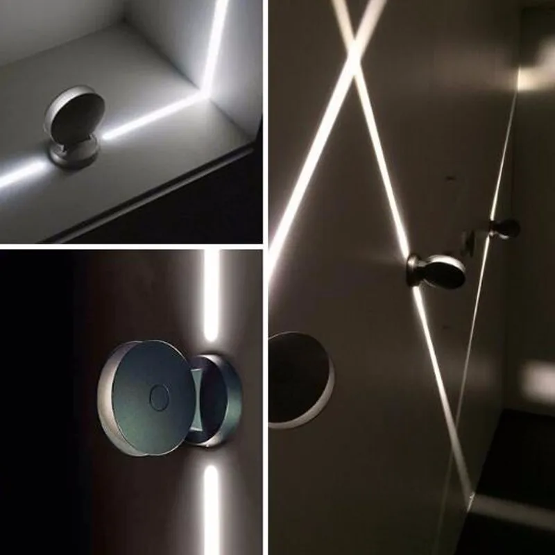 Волшебные цветные светильники для крыльца светодиодный настенный светильник 360