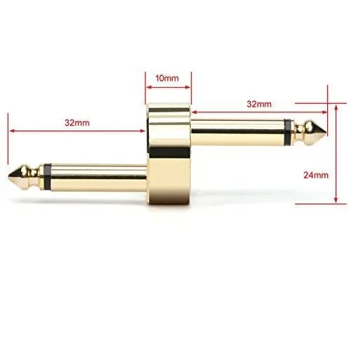 Педальная муфта типа Z гитарный соединитель для создания эффектов 1/4 дюйма 6 шт. в