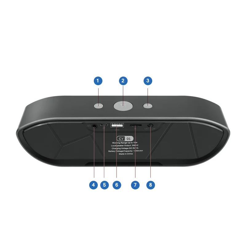 Magift Беспроводной Саундбар сабвуфер Bluetooth Динамик Поддержка TF плеер с микрофоном