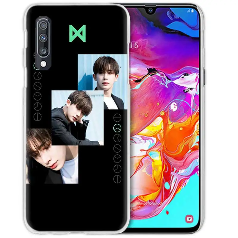 08 Монста х KPOP мальчик группа чехол для samsung Galaxy M40 A50 A80 A70 A60 A40 A30 A20e A10 J4 J6 плюс J8 S10e жесткий чехол из ПК для телефона - Цвет: 08