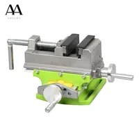 AMYAMY Cross Slide Vise Vice table Compound table Worktable Bench alunimun alloy body For Milling drilling
