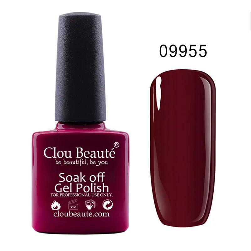 Гель-лак Clou Beaute Any 10 цветов УФ-гель для дизайна ногтей голубой красный телесный