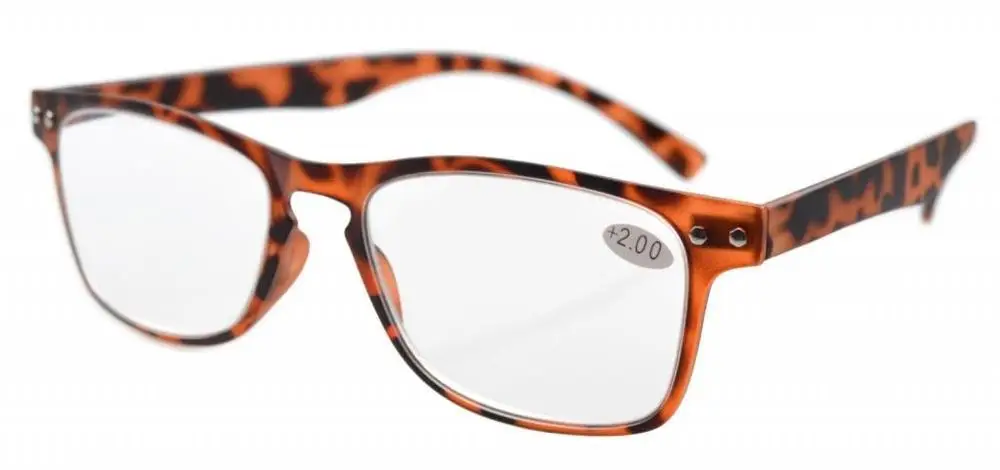 DEMI R046 Eyekepper ультратонкие памяти гибкий каркас 80 очки для чтения и очки для чтения+ 50-+ 400 - Цвет оправы: DEMI