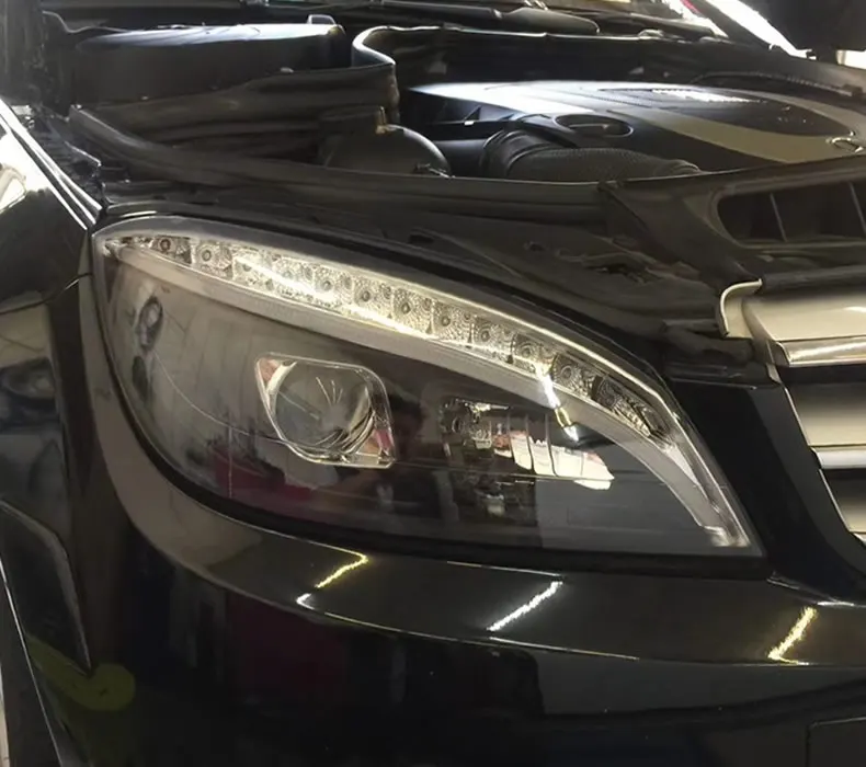Модифицированные автомобисветодиодный ксеноновые фары HID для W204 W205 C180 C200 C260 2007-2011