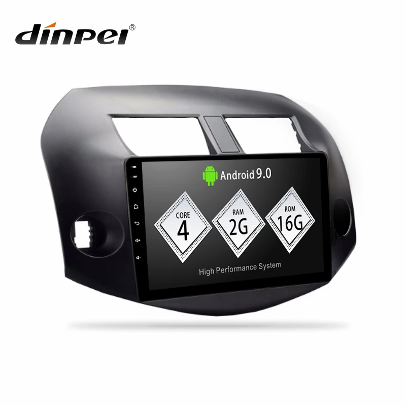 Dinpei Android 9 0 автомобильный Радио мультимедийный плеер для Toyota RAV4 2007 2008 2009 2010 2011 gps