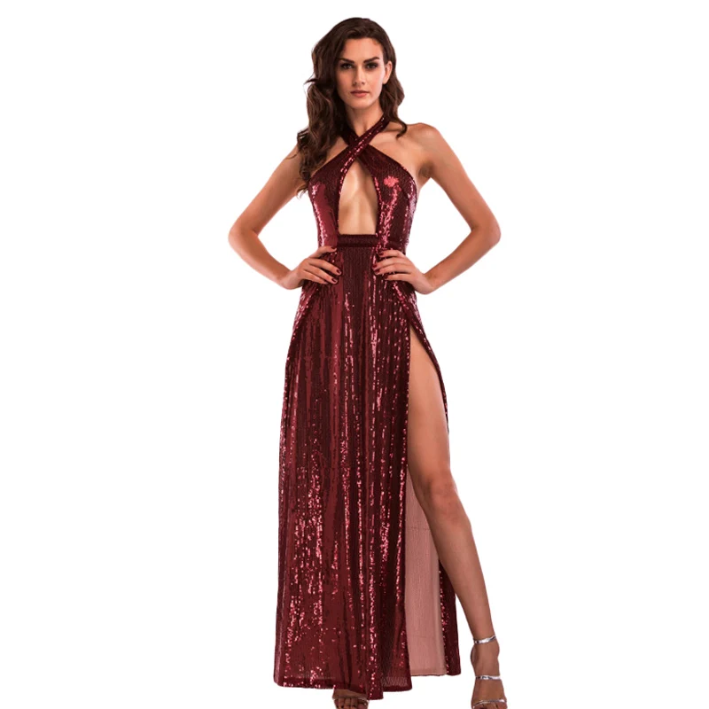 Красота сад Мода Твердые Bodycon платье без рукавов сексуальное с лямками вечерние