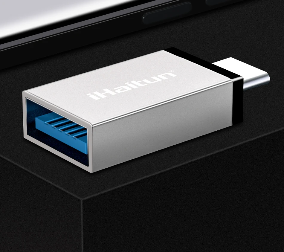 IHaitun USB C 3,0 OTG кабель адаптер type C конвертер для Xiaomi Mi 8 huawei P20 samsung S9 S8 One plus 6 5 type-C USB 3,0 OTG