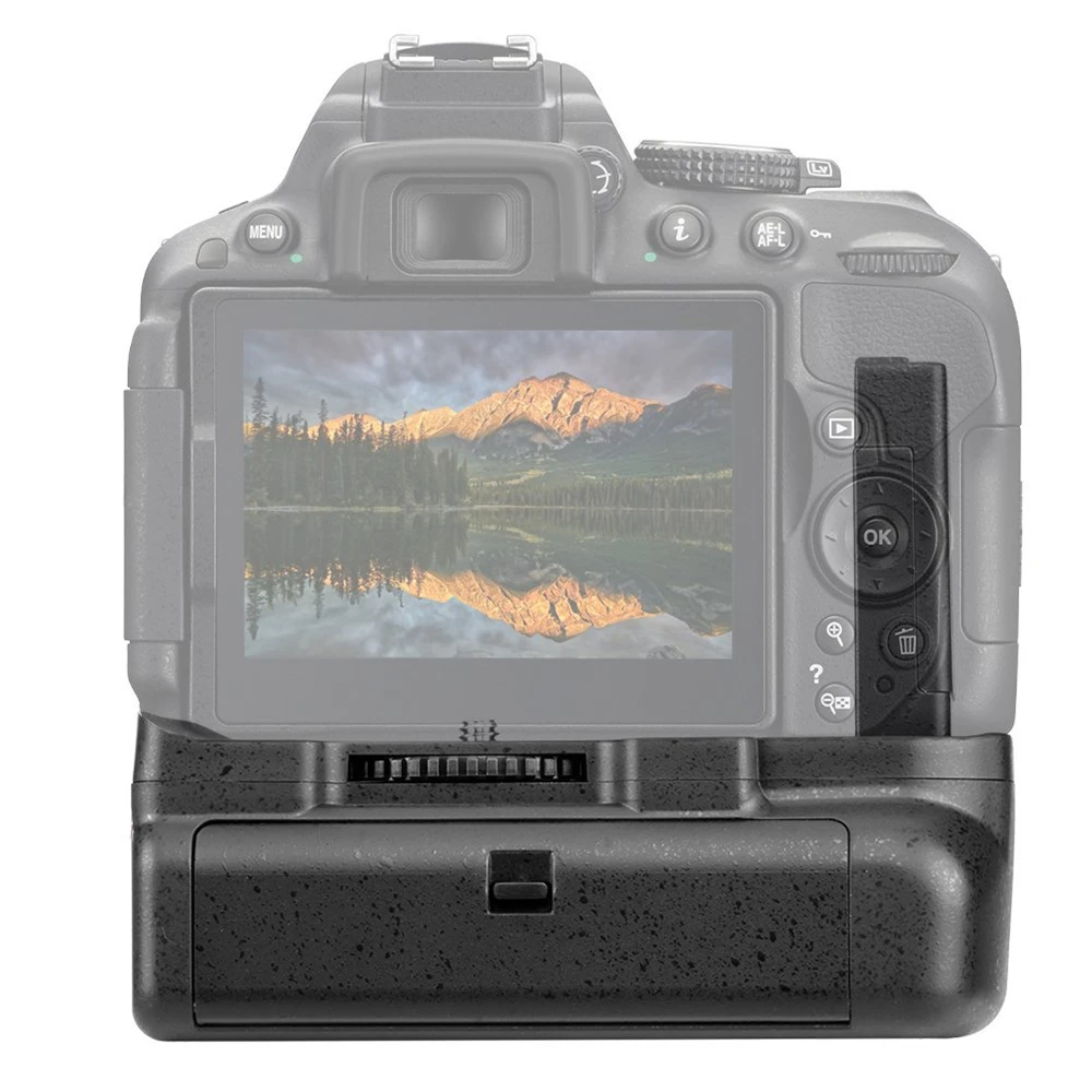 YIXIANG Pro Батарейная ручка для Nikon D5100 5200 D5300 DSLR камера совместима с аккумуляторами EN
