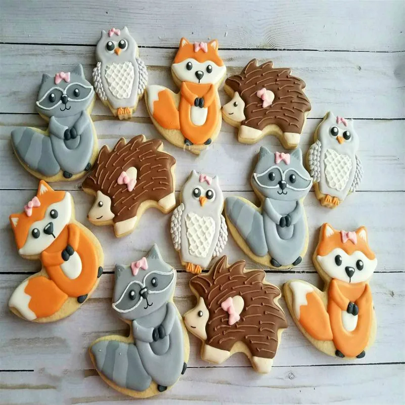 KENIAO Hedgehog Cookie Cutter - 8.8 x 6.5 CM Woodland Animal Biscuit Fondant Bread Sandwich Mold Stainless Steel | Дом и сад