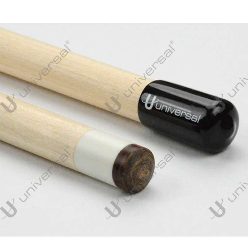 New Universal Gusset-insert Pool Cue Original 12.75mm Tip UN112-4 Black 8 with Protector | Спорт и развлечения