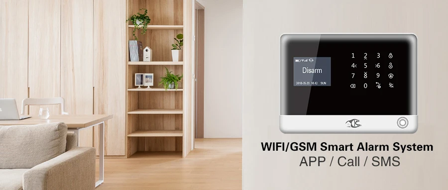 Smarsecur домашняя охранная сигнализация wifi Беспроводная SIM домашняя RFID охранное устройство сигнализации с клавиатурой система