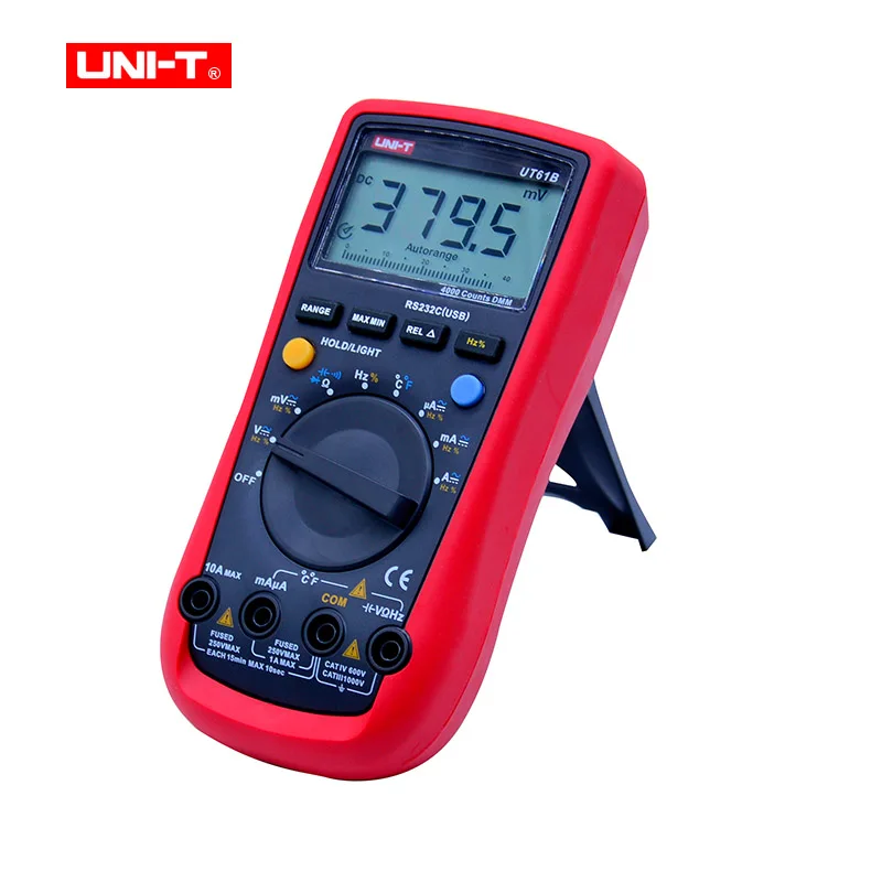 UNI-T UT61A UT61B UT61C UT61E Цифровой мультиметр true RMS RS232 интерфейс Авто диапазон с