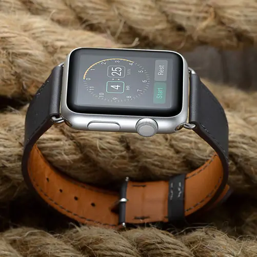 Ремешок из натуральной кожи для Apple Watch Series 4 5 40 мм 44 браслет наручных часов herm 1 2 3 |