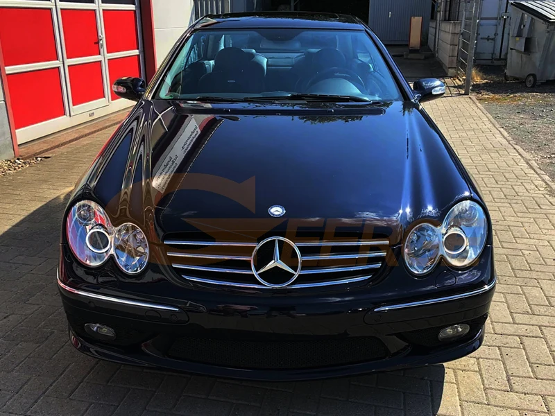 Для Mercedes Benz CLK CLASS W209 CLK320 CLK500 2003-2006 ксеноновая фара отличное Ультра яркое освещение CCFL ангельские глазки комплект