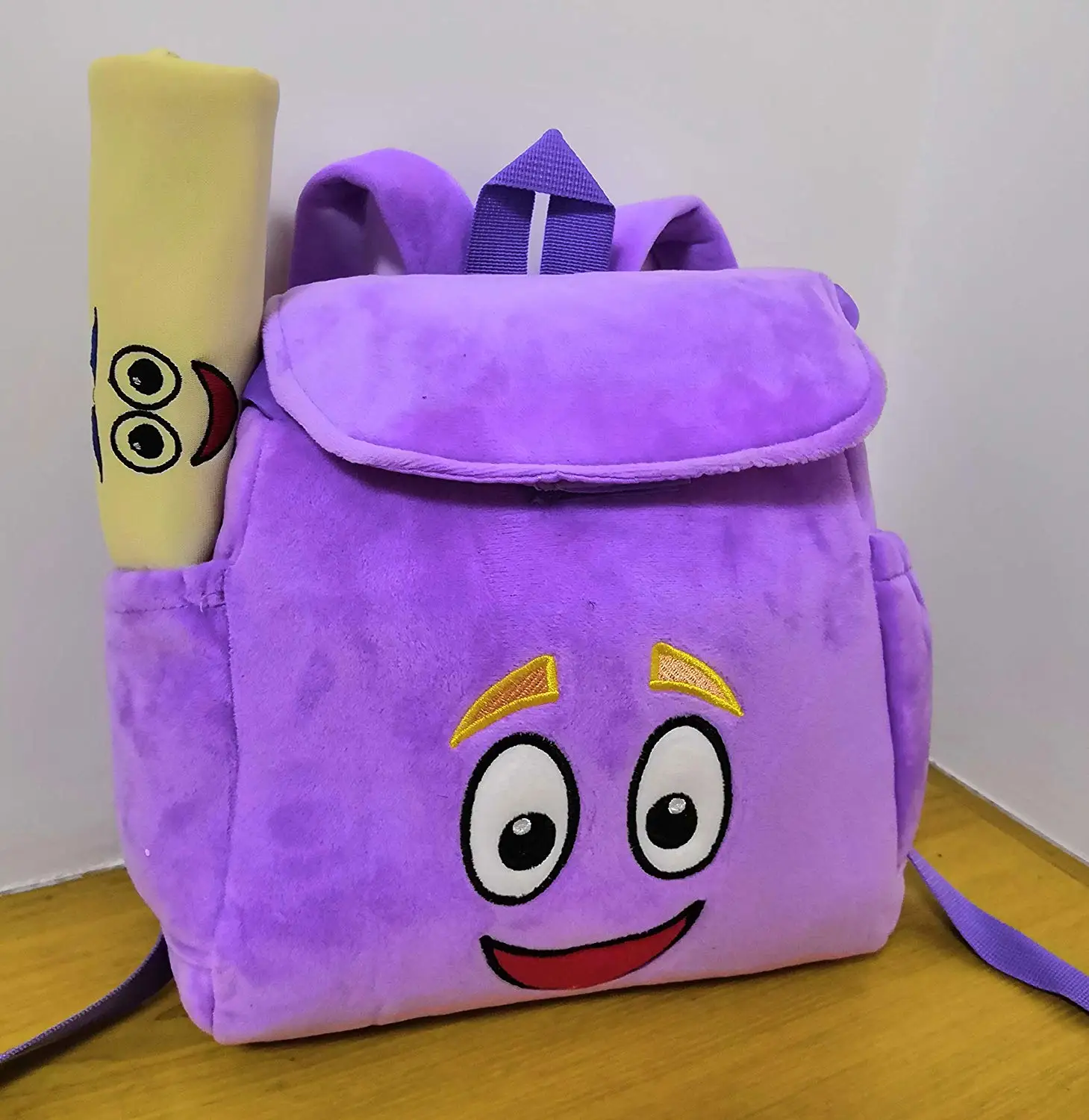Dora Explorer мягкий плюшевый рюкзак спасательная сумка с картой сумки для девочек плюшевый рюкзак