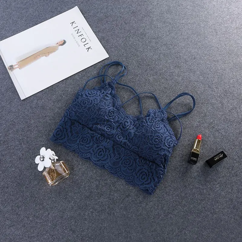 As Picture Shows Сексуальный кружевной бюстгальтер с цветочным узором, для женщин; Большие размеры Bralette розовое белье синего, красного, черного цвета бюстгальтер без швов нижнее белье бюстгальтер с подкладками пуш-ап - Цвет: As Picture Shows